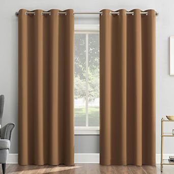 Sun Zero 1-Panel Ludlow Blackout Grommet Window Curtain