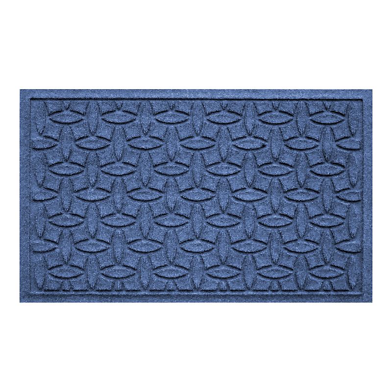 WaterGuard Elipse Indoor Outdoor Mat, Blue, 2X3 Ft