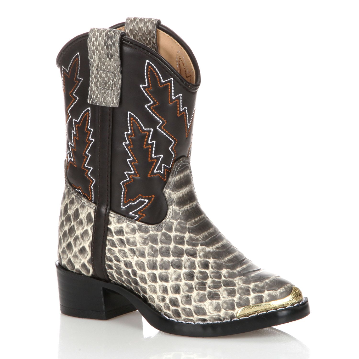 snake print cowgirl boots