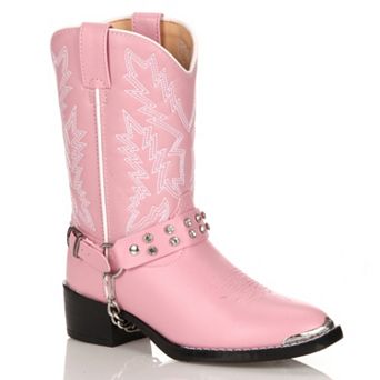 Lil Durango Girls' 10 in Rhinestone Cowboy Boots