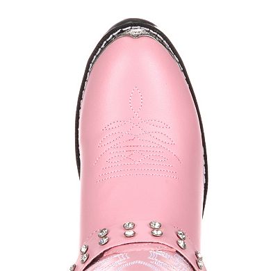 Lil Durango Girls' 10-in. Rhinestone Cowboy Boots