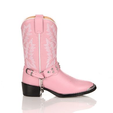 Lil Durango Girls' 10-in. Rhinestone Cowboy Boots