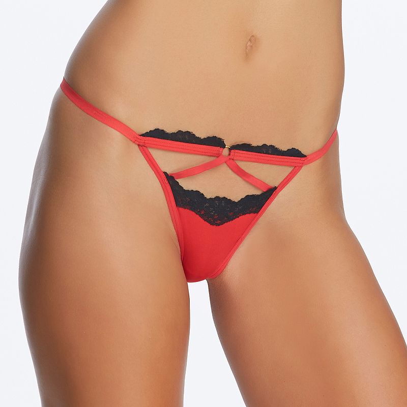 UPC 885478096331 product image for Jezebel Claudia Strappy G-String Thong Panty 52040 - Women's, Size: Small, Brt R | upcitemdb.com