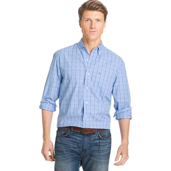 windowpane button down