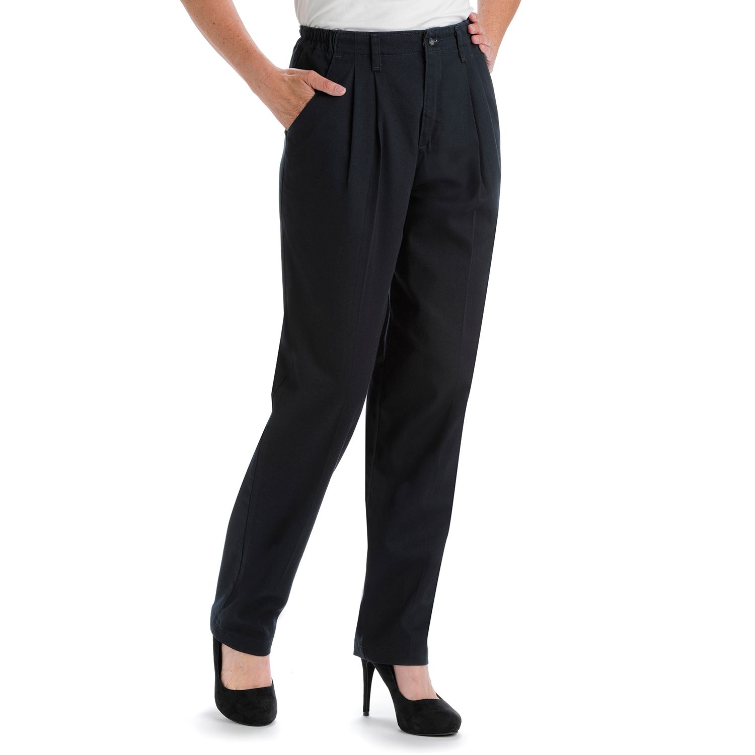 women's lee comfort stretch waistband pants