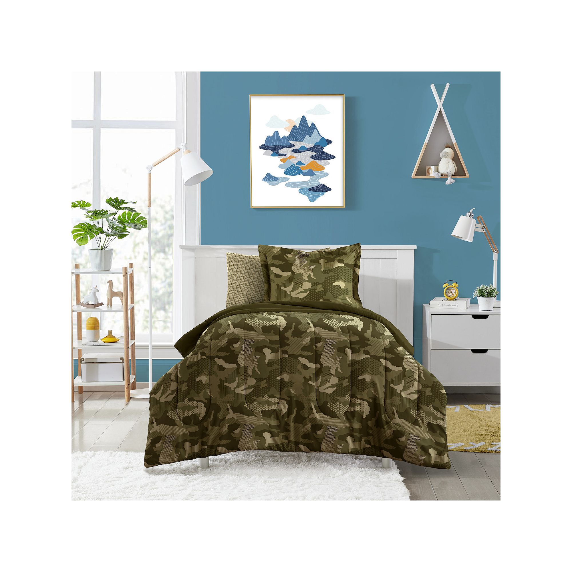 Dream Factory Camouflage Bed Set, Camoflauge