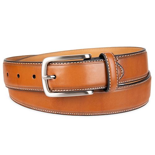 Men's Croft & Barrow® Feather Edge Stitched Casual Belt