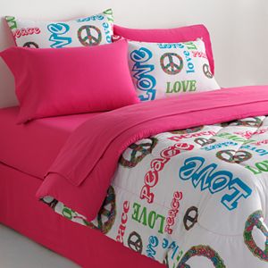 Dream Factory Peace Love Bed Set