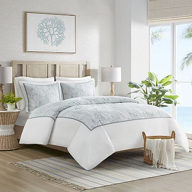 Harbor House Maya Bay 3-Piece Embroidered Duvet Cover Set