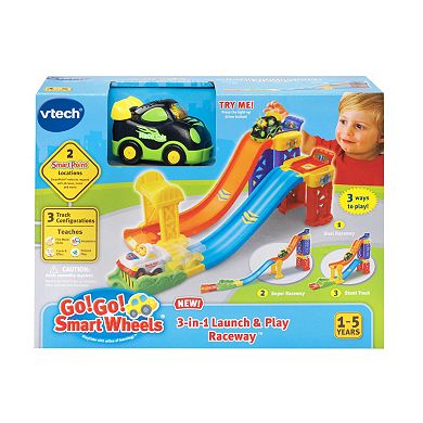 VTech Go! Go! Smart Wheels 3-In-1 Launch & Play Raceway