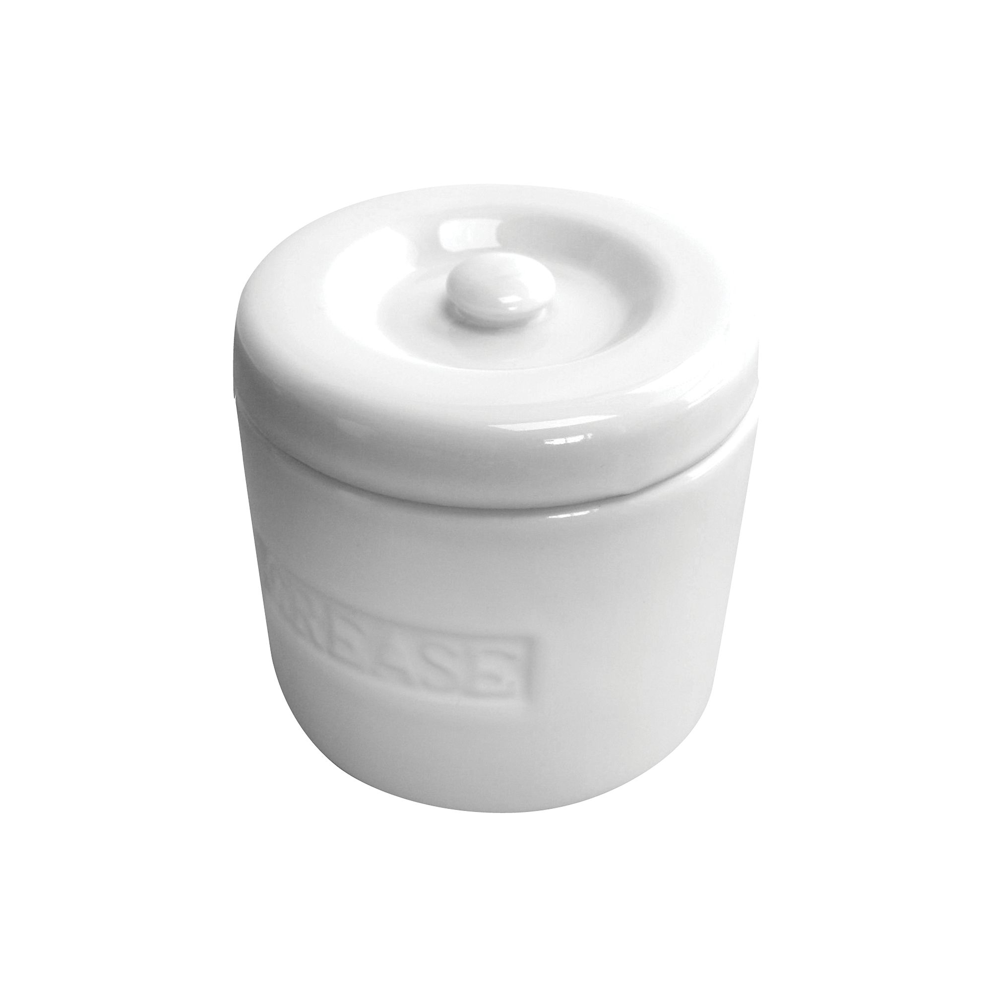 Fox Run 6-in. Porcelain Grease Canister, White