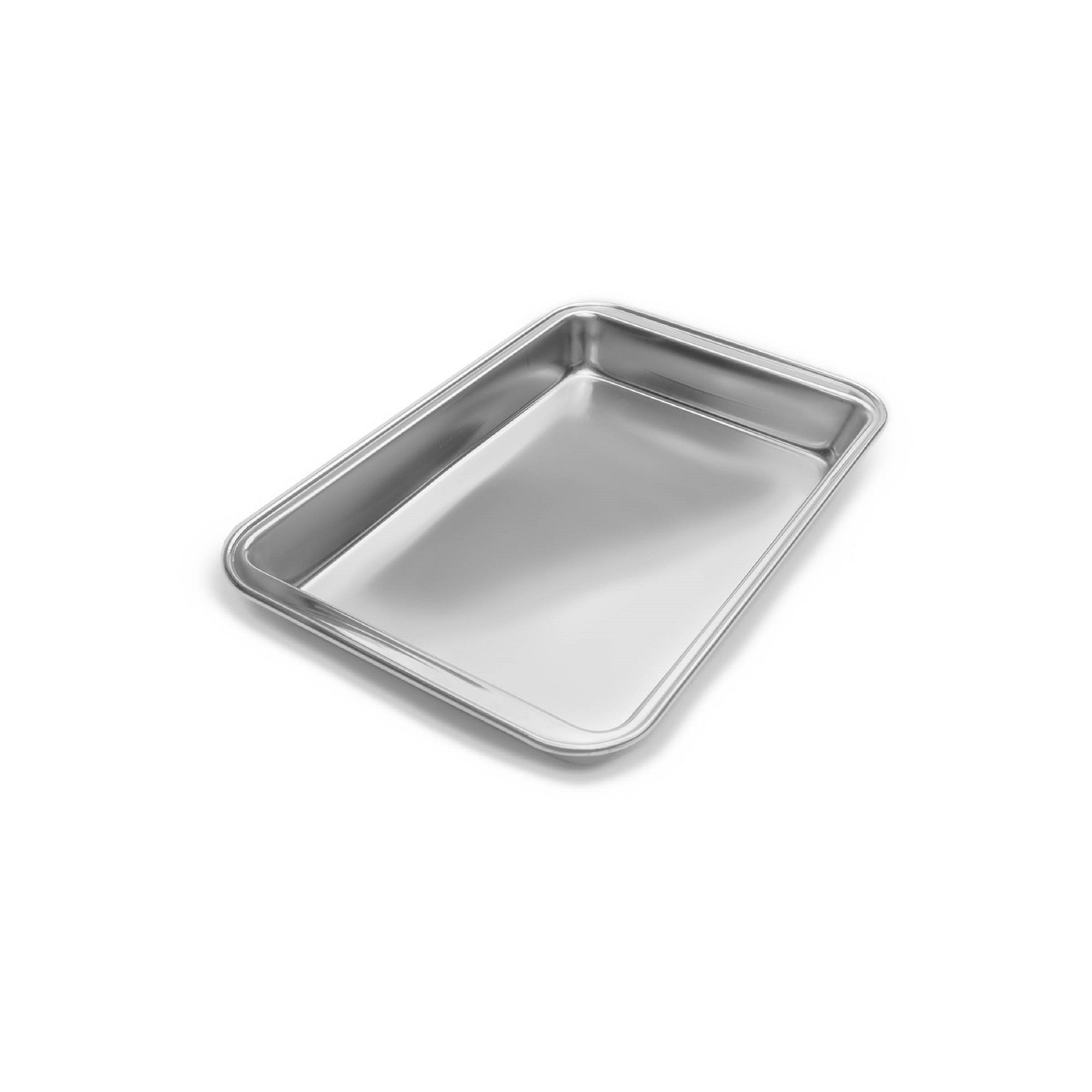 Fox Run 11 x 7 Stainless Steel Baking Pan, Gray