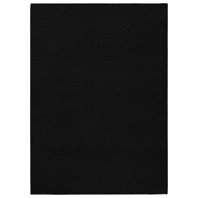 Garland Rug Medallion Rug, Black, 12Ft Sq