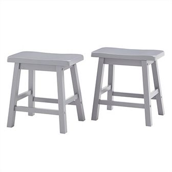 HomeVance Reagan 2 pc Saddle Stool Set