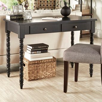 HomeVance Granton 2-Drawer Writing Desk
