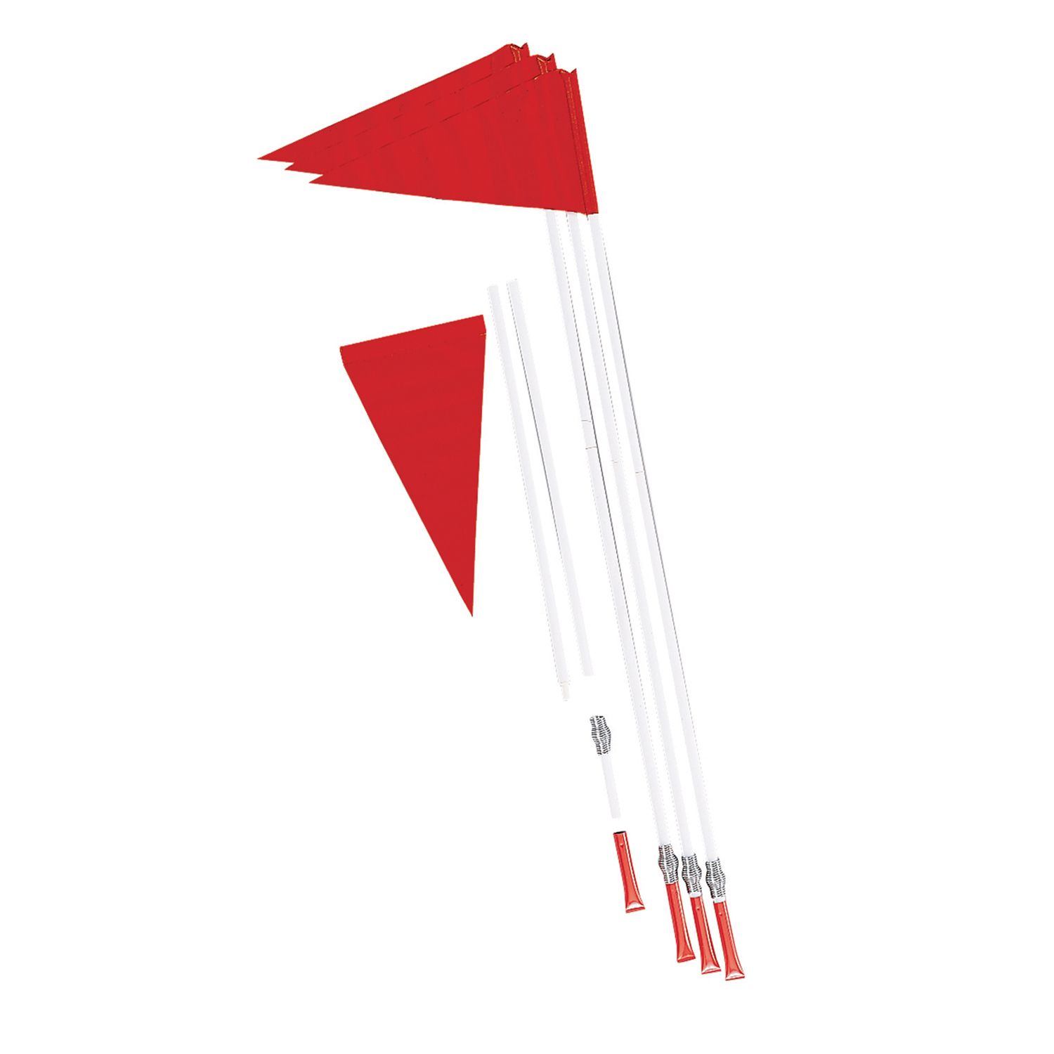 spring loaded corner flags