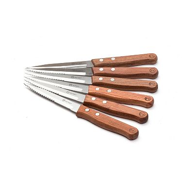 Outset 6-pc. Rosewood Steak Knife Set