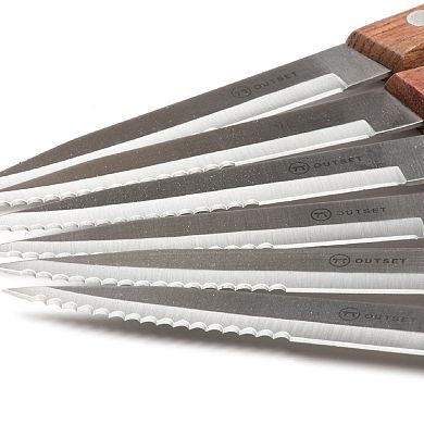 Outset 6-pc. Rosewood Steak Knife Set