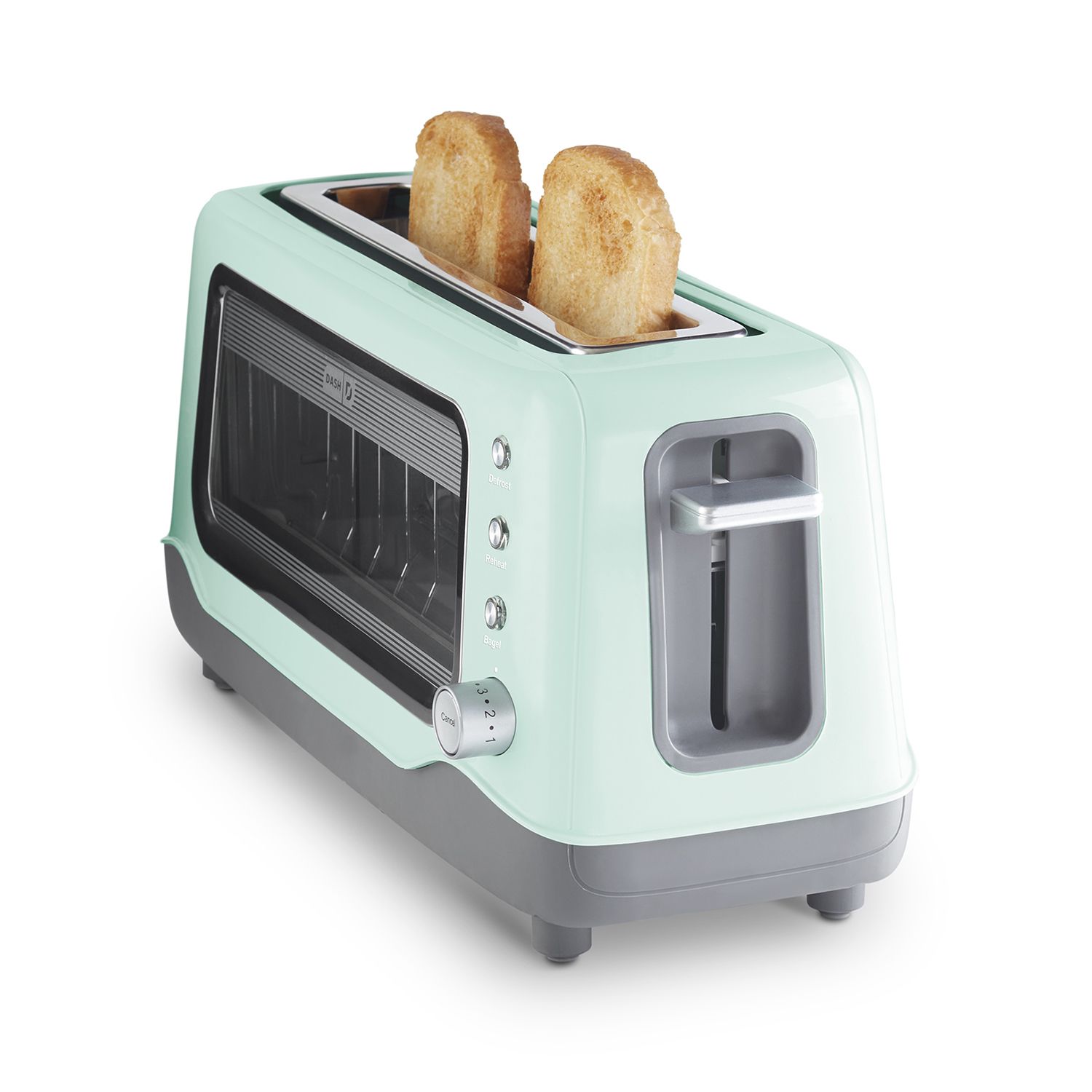 Dash Clear View 2-Slice Toaster - Blue