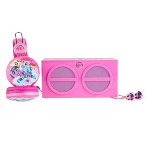 My Little Pony 3-Piece Stereo Speaker & Headphone Set by Sakar