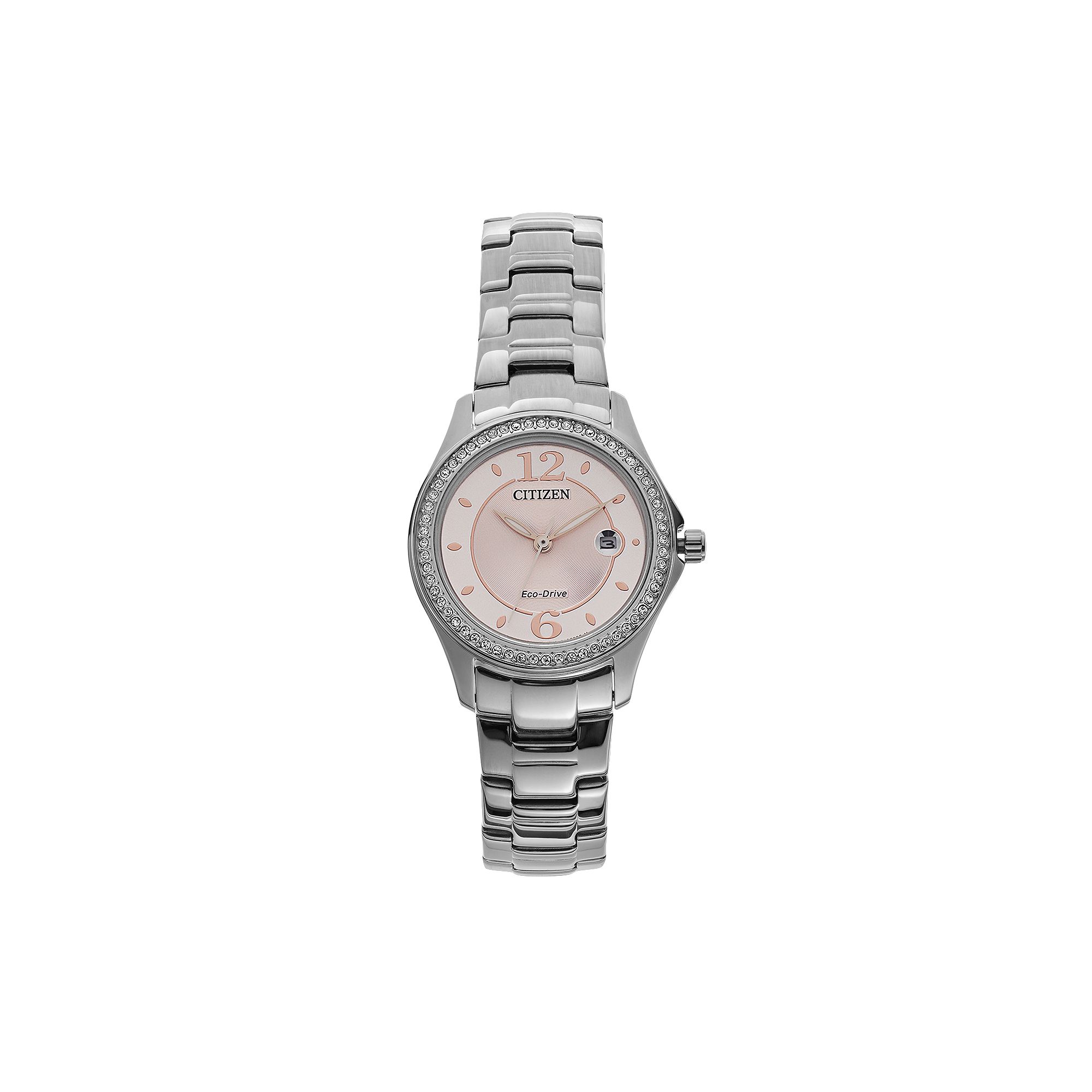 Citizen Eco-Drive Womens Silhouette Stainless Steel Watch, Size: Small, Pi
