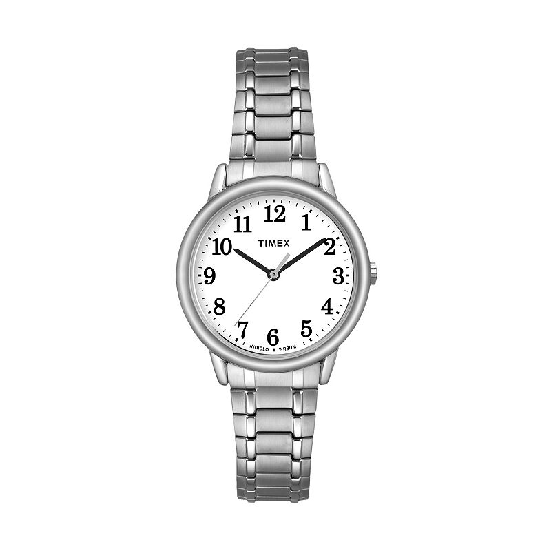 Timex® Women's Easy Reader Stainless Steel Expansion Watch - TW2P78500JT, Size: Small, Silver Tone