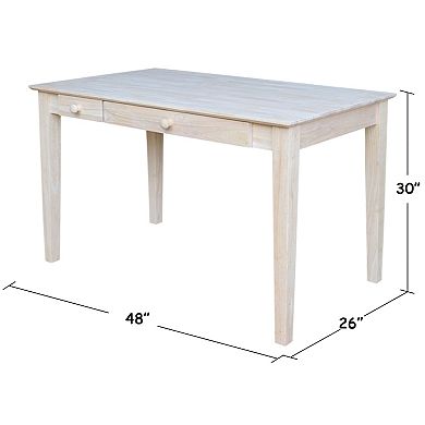 International Concepts Keyboard Drawer Computer Desk