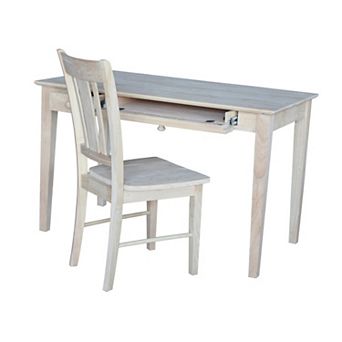 International Concepts Corner Desk and Chair