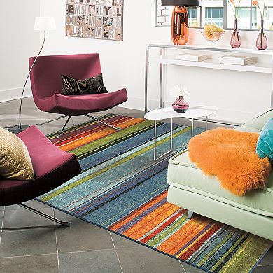 Mohawk® Home Rainbow Striped Rug