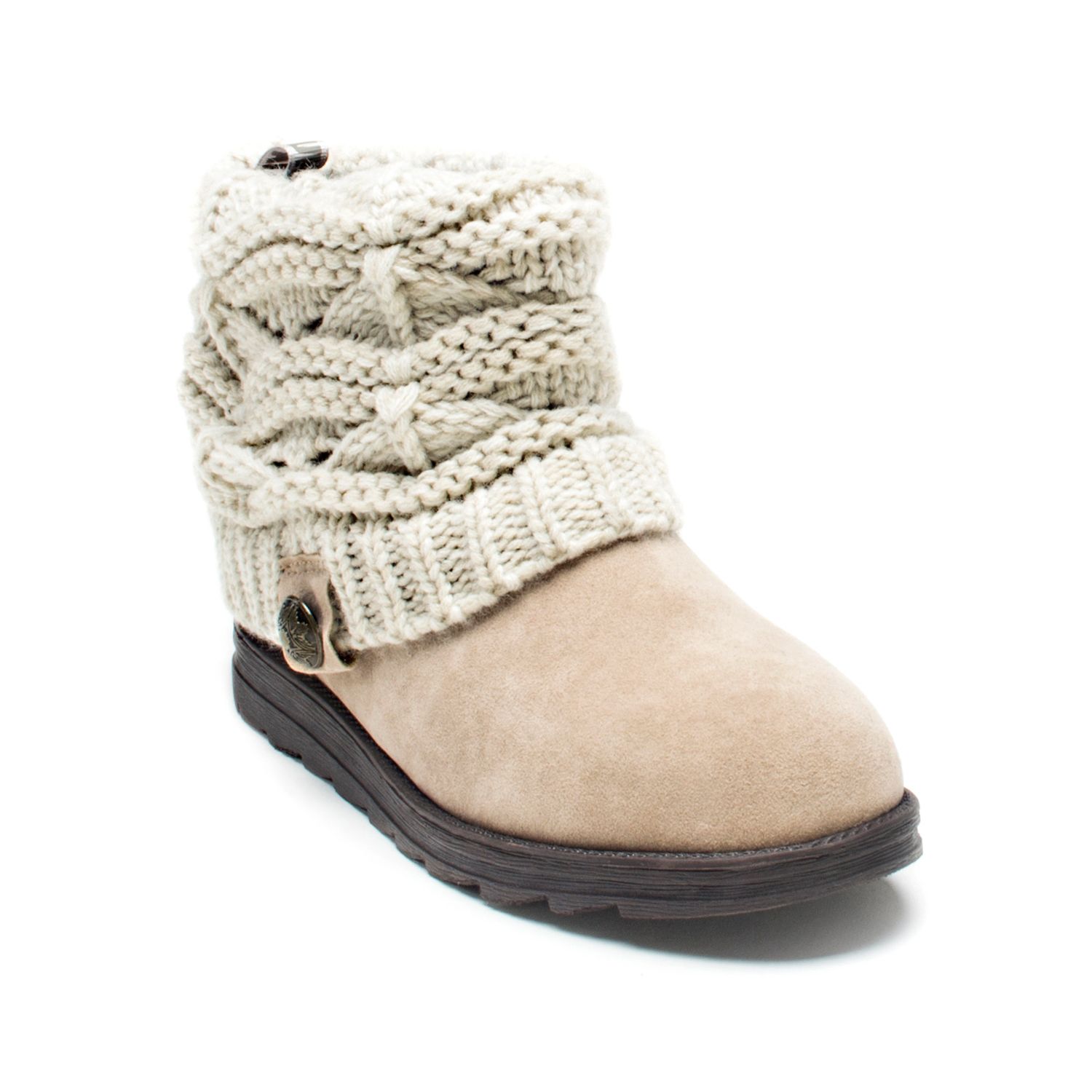 knit cuff boots