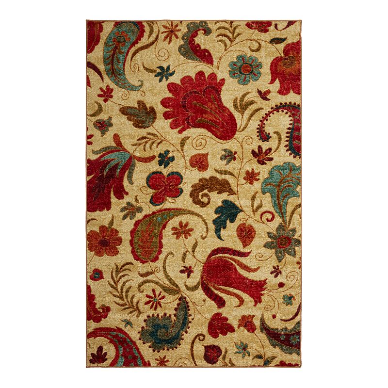 Mohawk Home Tropical Acres Floral Rug, Multicolor, 4X5 Ft