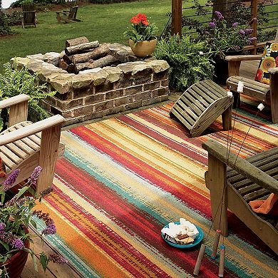 Mohawk® Home Avenue Stripe Indoor Outdoor Rug