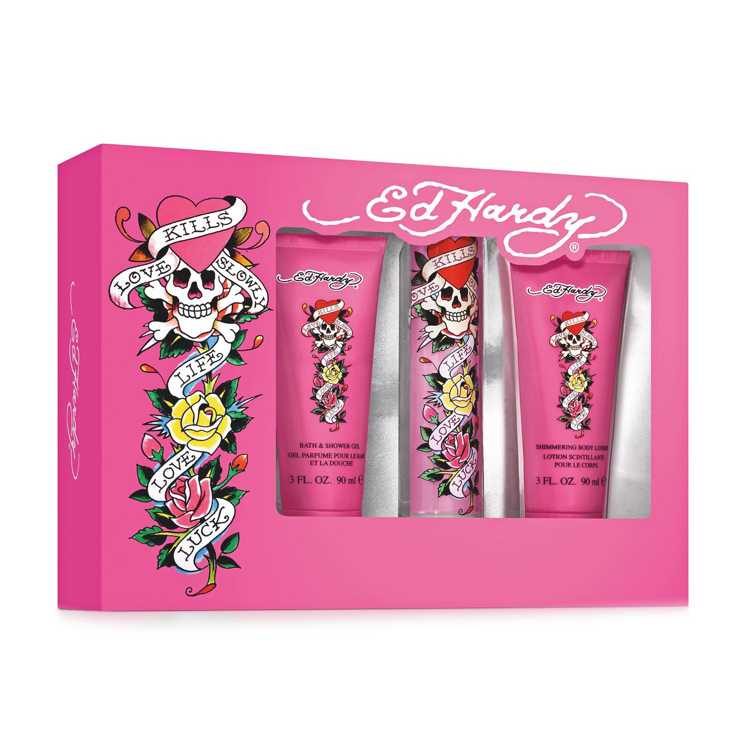 ed hardy hearts and daggers gift set for her