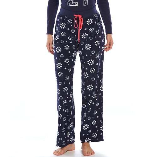 microfleece pajama pants womens