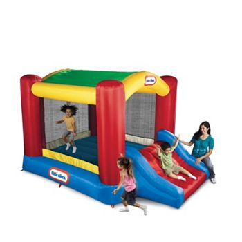 shady jump n slide bouncer by little tikes