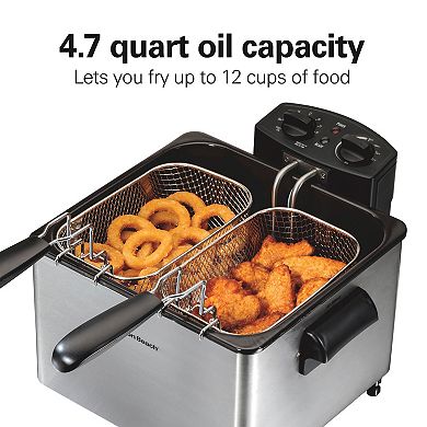 Hamilton Beach 5-qt. Dual Deep Fryer