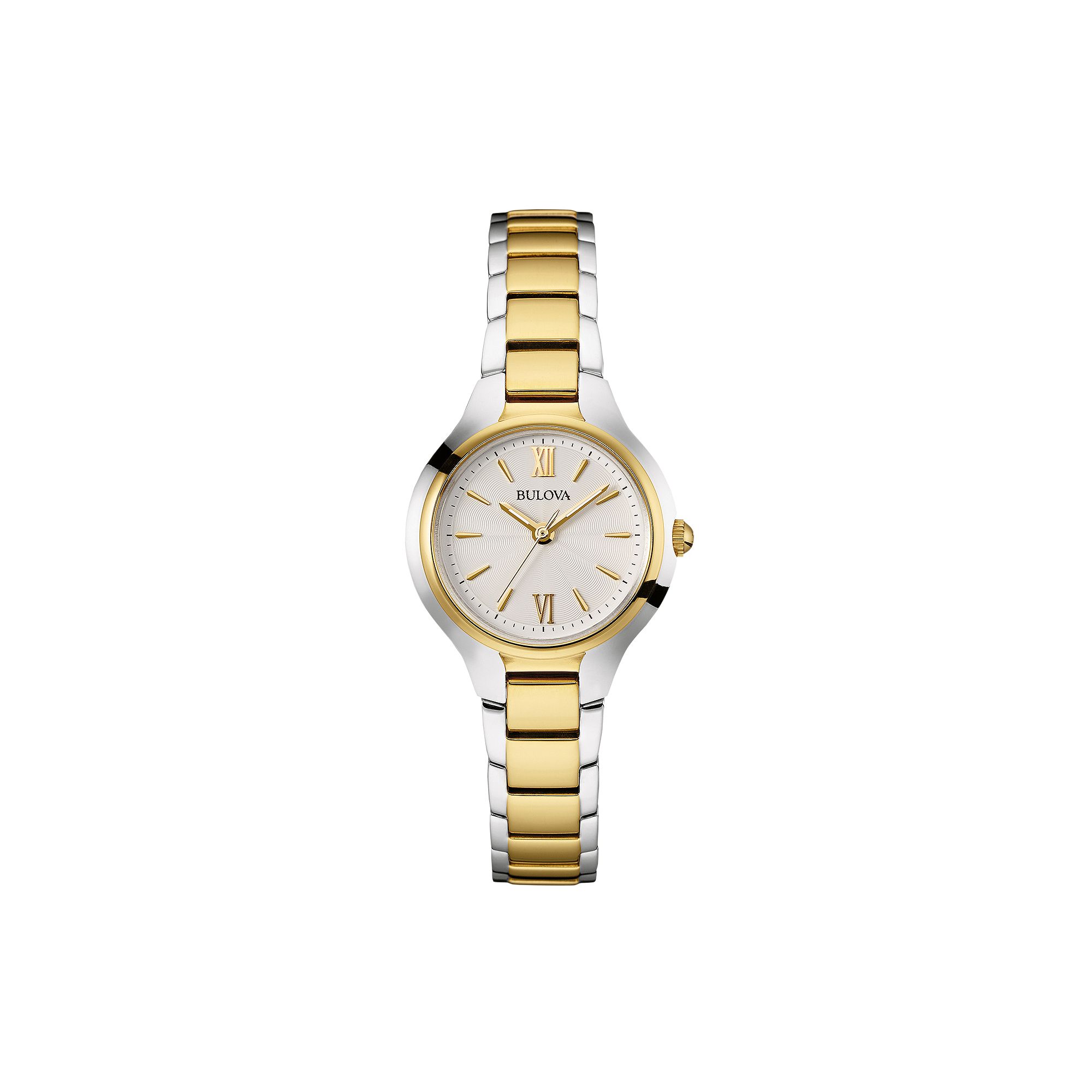 Bulova Womens Two Tone Stainless Steel Watch - 98L217