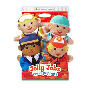 Melissa & Doug Jolly Jobs Hand Puppets