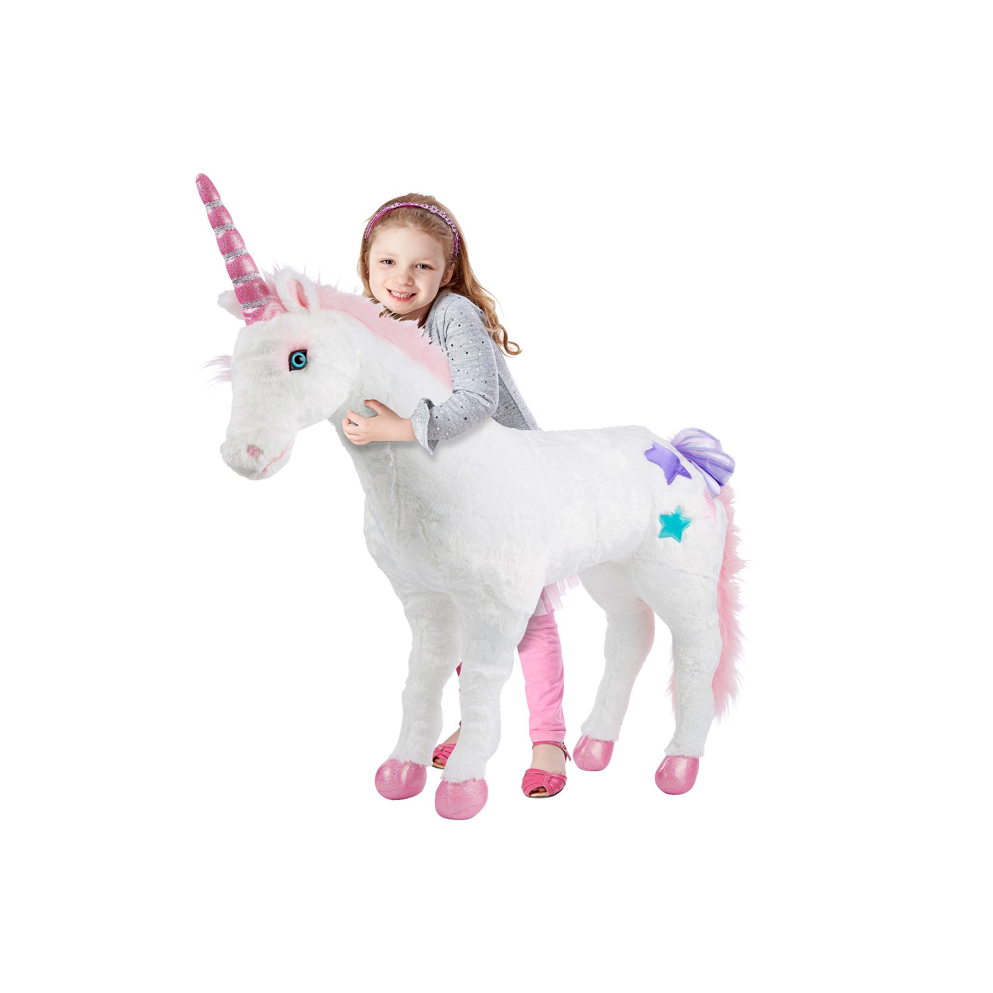 Melissa & Doug Plush Unicorn, Multicolor