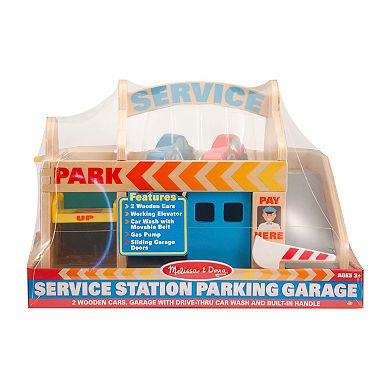 Melissa & Doug Service Station Parking Garage