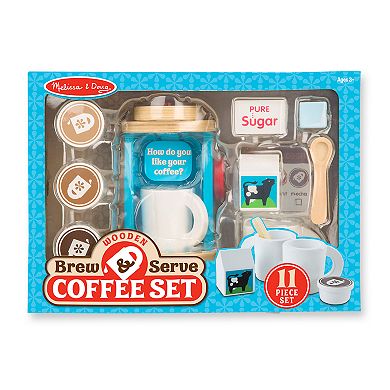 Melissa & Doug Wooden Steep & Serve Tea Set