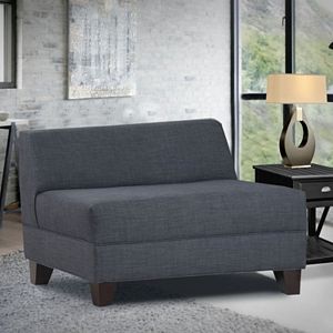 Carolina Accents Makenzie Classic Armless Loveseat