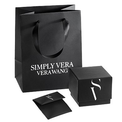 Simply Vera Vera Wang Diamond Accent Sterling Silver Octagonal Halo Ring