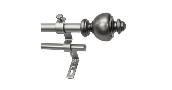 Decopolitan Urn Adjustable Double Curtain Rod