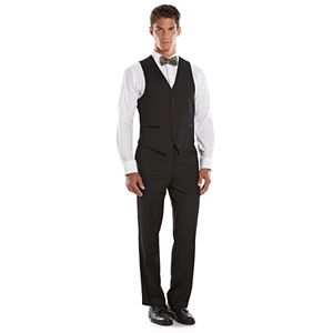 Men's Chaps Black Suit Vest