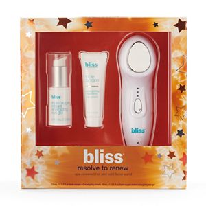 bliss Resolve to Renew Spa-Powered Hot & Cold Facial Wand Kit