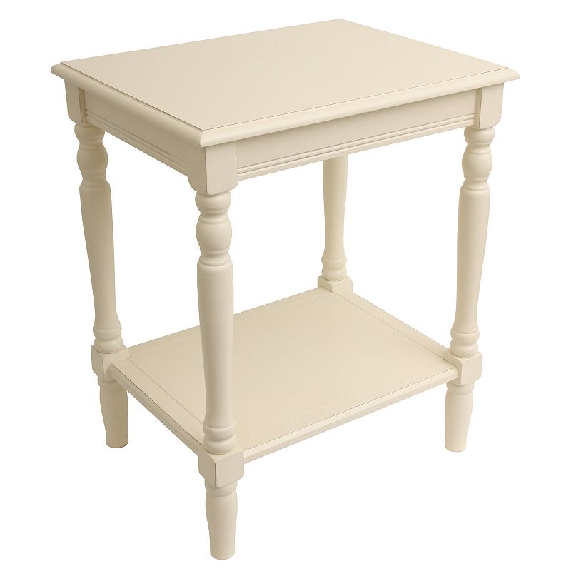 Decor Therapy Simplicity End Table, White
