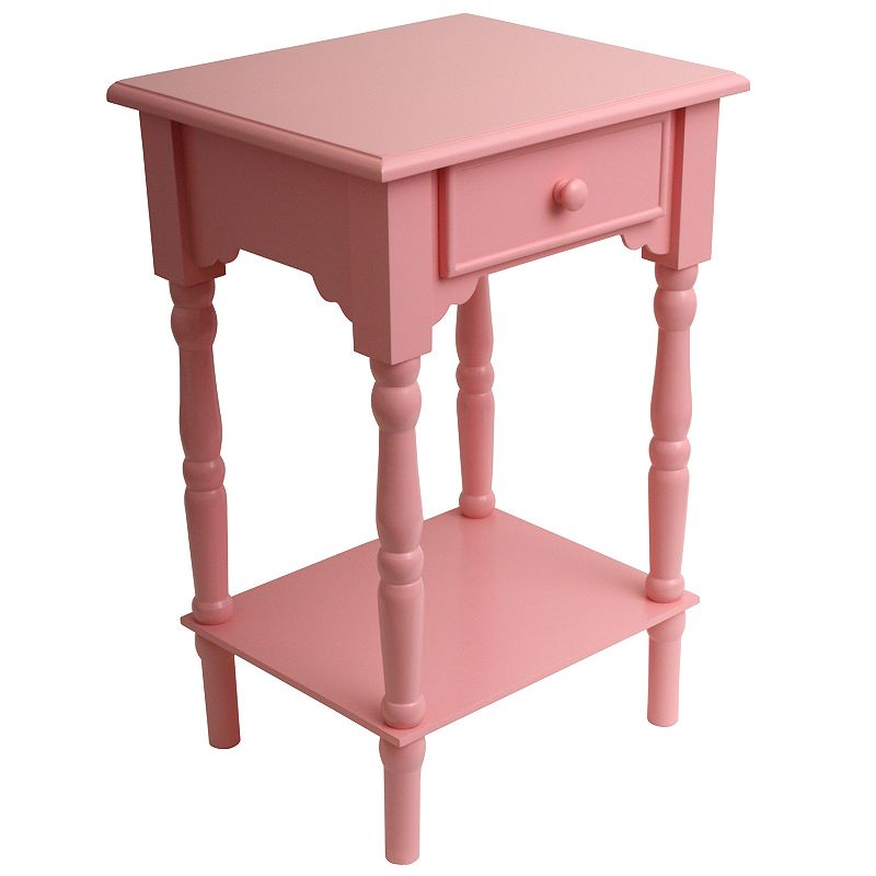 Decor Therapy Simplify End Table, Pink