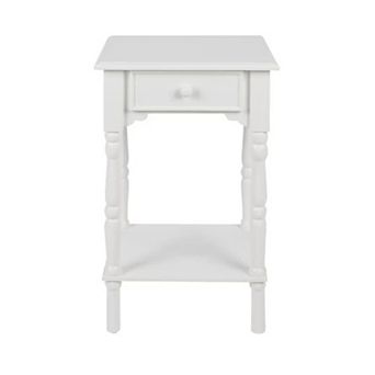 Decor Therapy Simplify One Drawer End Table
