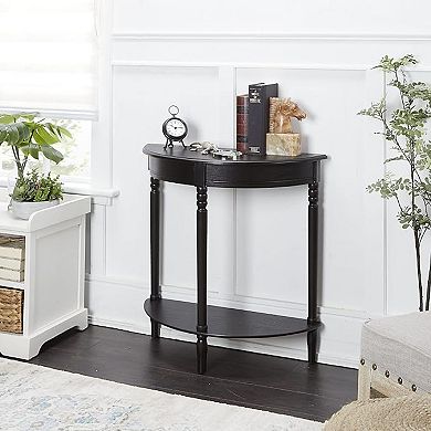 Decor Therapy Simplify Half Round Accent Table